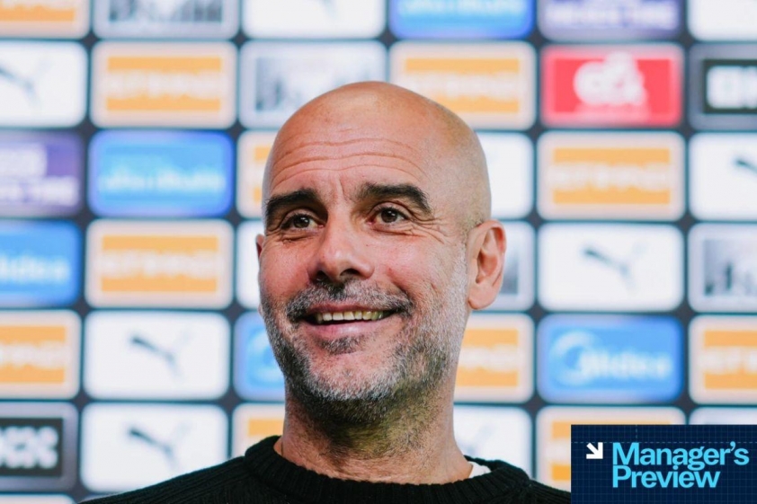 Pep Guardiola trước trận derby Manchester