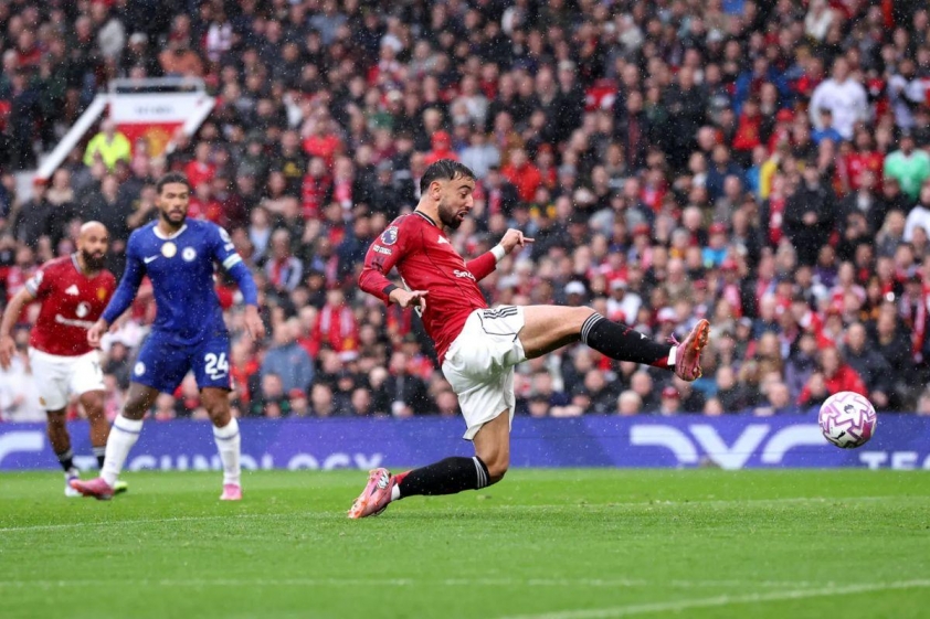 Bruno Fernandes ghi bàn thắng